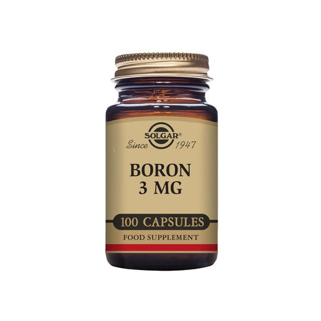 Solgar Boron 3 mg, 100 kapslar-Vitaminer och kosttillskott-Solgar-Equmedic
