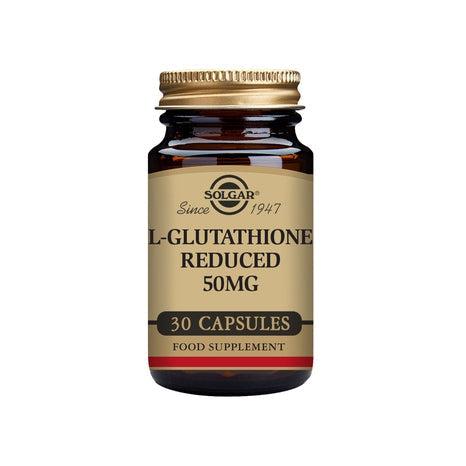 Solgar L-Glutathione 50 mg, 30 kapslar-Vitaminer och kosttillskott-Solgar-Equmedic