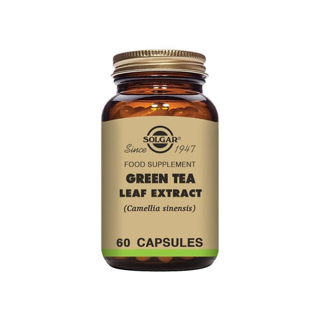 Solgar SFP Green Tea Leaf Extract, 60 veg kapslar-Vitaminer och kosttillskott-Solgar-Equmedic