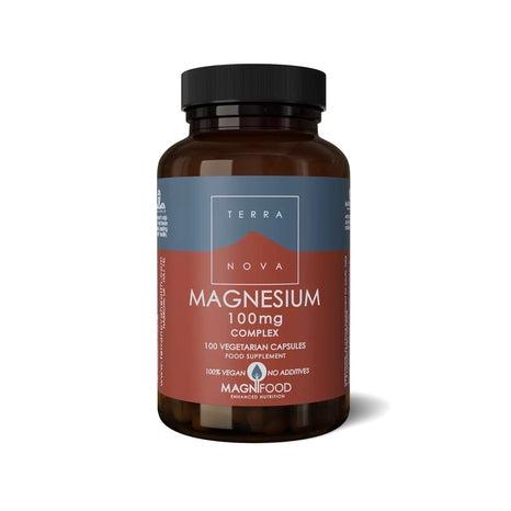 Terranova Magnesium 100mg, 100 kapslar-Vitaminer och kosttillskott-Terranova-Equmedic