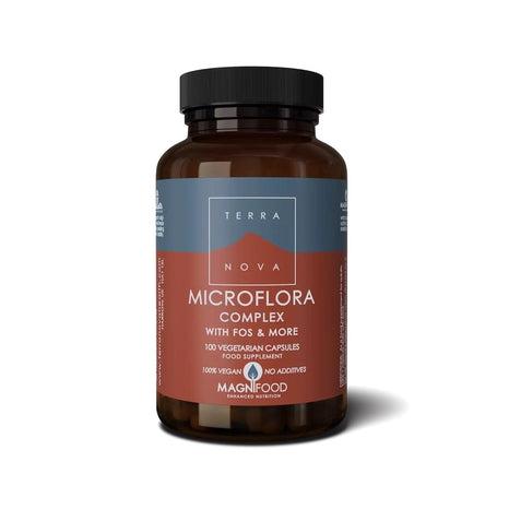 Terranova Microflora Complex med FOS, 100 kapslar-Vitaminer och kosttillskott-Terranova-Equmedic