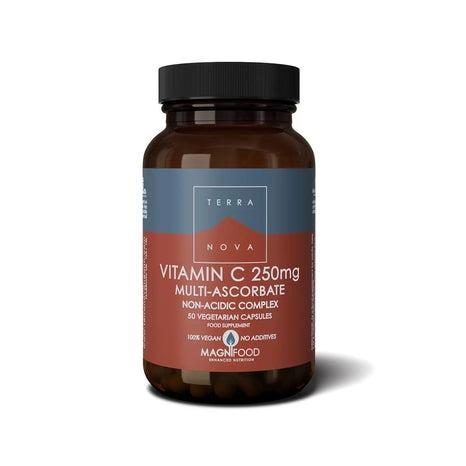 Terranova Vitamin C 250 mg Complex, 50 kapslar-Vitaminer och kosttillskott-Terranova-Equmedic