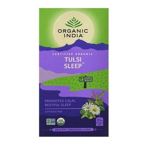Tulsi Sleep Te Organic India, 25 tepåsar-Organic India Teer-Organic India-Equmedic