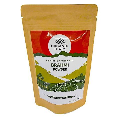 Brahmi Pulver Organic India 100g, EKO.-Ayurveda-Organic India-Equmedic