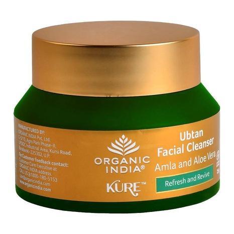 Ubtan Facial Cleanser Amla & Aloe Vera Eko. 25g, Organic India Kure