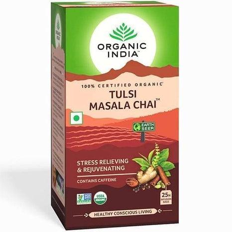 Tulsi Masala Chai Te Organic India, 25 tepåsar