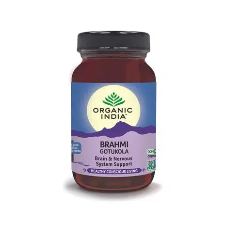 Brahmi / Gotu Kola Organic India 90 kapslar, EKO.-Ayurveda-Organic India-Equmedic
