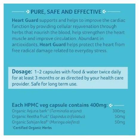 Heart Guard Organic India 90 kapslar, EKO.-Ayurveda-Organic India-Equmedic