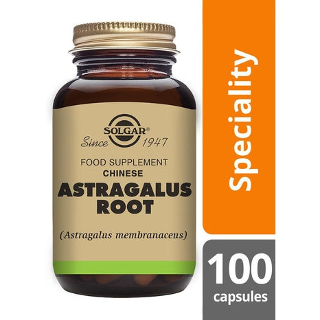 Solgar Astragalus Root 520 mg, 100 kapslar-Vitaminer och kosttillskott-Solgar-Equmedic