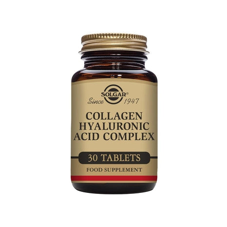 Solgar Collagen Hyaluronic Acid Complex 120 mg, 30 tabletter-Vitaminer och kosttillskott-Solgar-Equmedic