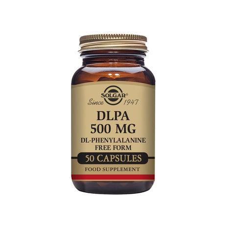 Solgar DLPA 500 mg (DL-Phenylalanine), 50 kapslar-Vitaminer och kosttillskott-Solgar-Equmedic