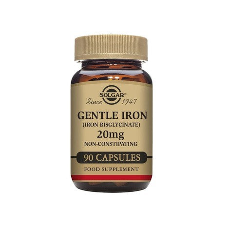 Solgar Gentle Iron 20 mg, 90 kapslar