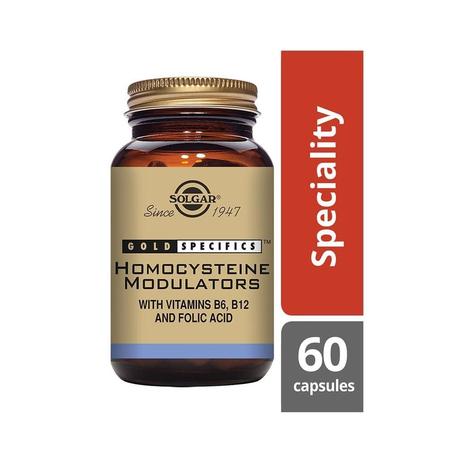 Solgar Homocysteine Modulators, 60 kapslar-Vitaminer och kosttillskott-Solgar-Equmedic