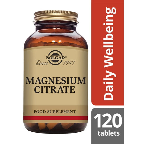 Solgar Magnesium Citrate, 120 tabletter