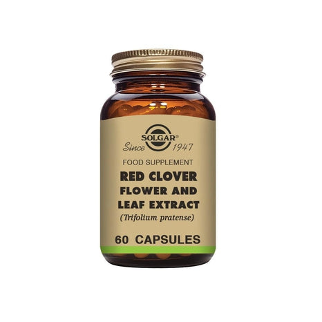 Solgar Red Clover Flower and Leaf Extract, 60 veg. kapslar-Vitaminer och kosttillskott-Solgar-Equmedic