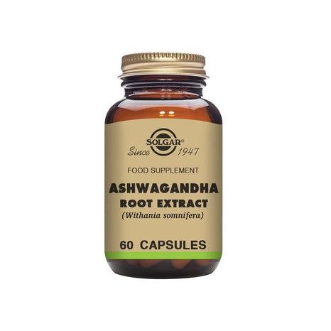 Solgar SFP Ashwagandha Root Extract, 60 kapslar-Vitaminer och kosttillskott-Solgar-Equmedic