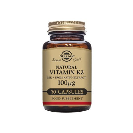 Solgar Vitamin K2 (MK-7) 100 ug, 50 kapslar-Vitaminer och kosttillskott-Solgar-Equmedic