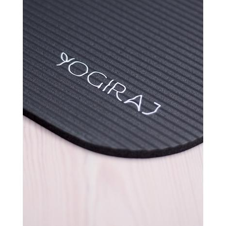 Träningsmatta Stretch & relax mat, 10 mm, Yogiraj-Yogiraj-Midnight Black-Equmedic