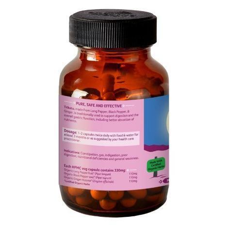 Trikatu Organic India 90 kapslar, EKO.-Ayurveda-Organic India-Equmedic