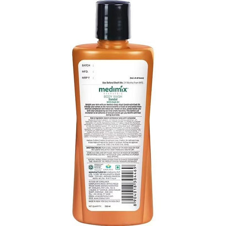 Body Wash Sandal with Eladi Oil 300ml, Medimix