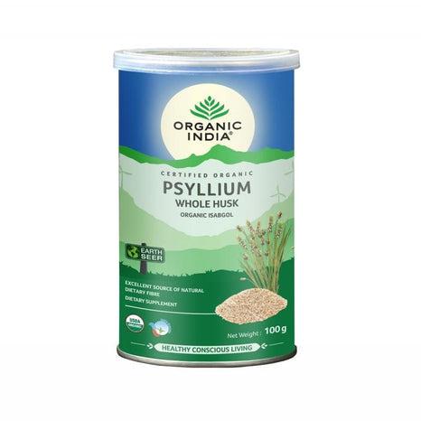 Psylliumfröskal / Sat Isabgol Organic India 100g, EKO.-Ayurveda-Organic India-Equmedic